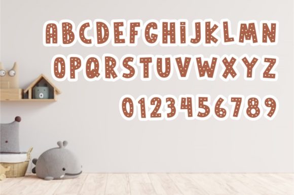 Rain Stars Font PNG with transparent background - Preview 3