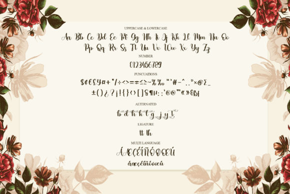 Amazing Valentine Font PNG with transparent background - Preview 5