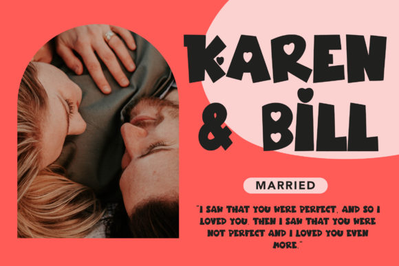 Invisible Love Font PNG with transparent background - Preview 3