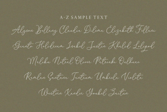 Melody Sunday Font PNG with transparent background - Preview 5