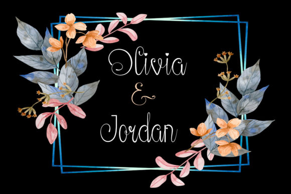 Ms Claudy Font PNG with transparent background - Preview 1
