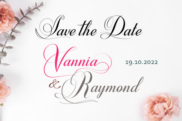 Shannia Font PNG with transparent background - Preview 1