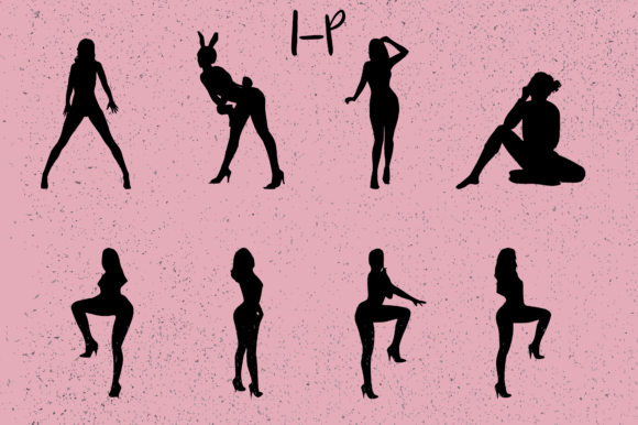 Attractive Female Poses Font - Preview 2