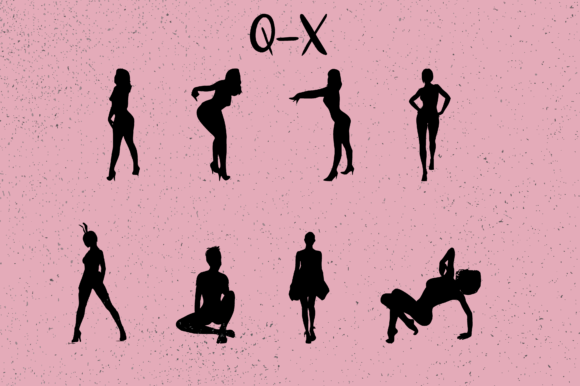 Attractive Female Poses Font - Preview 3
