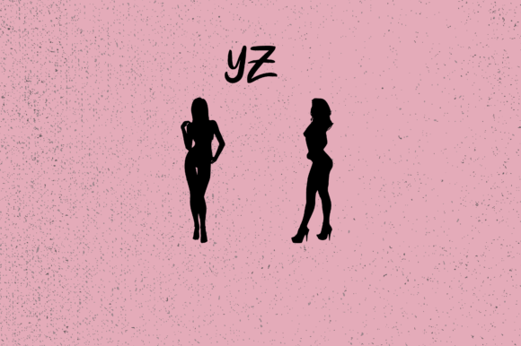 Attractive Female Poses Font - Preview 4