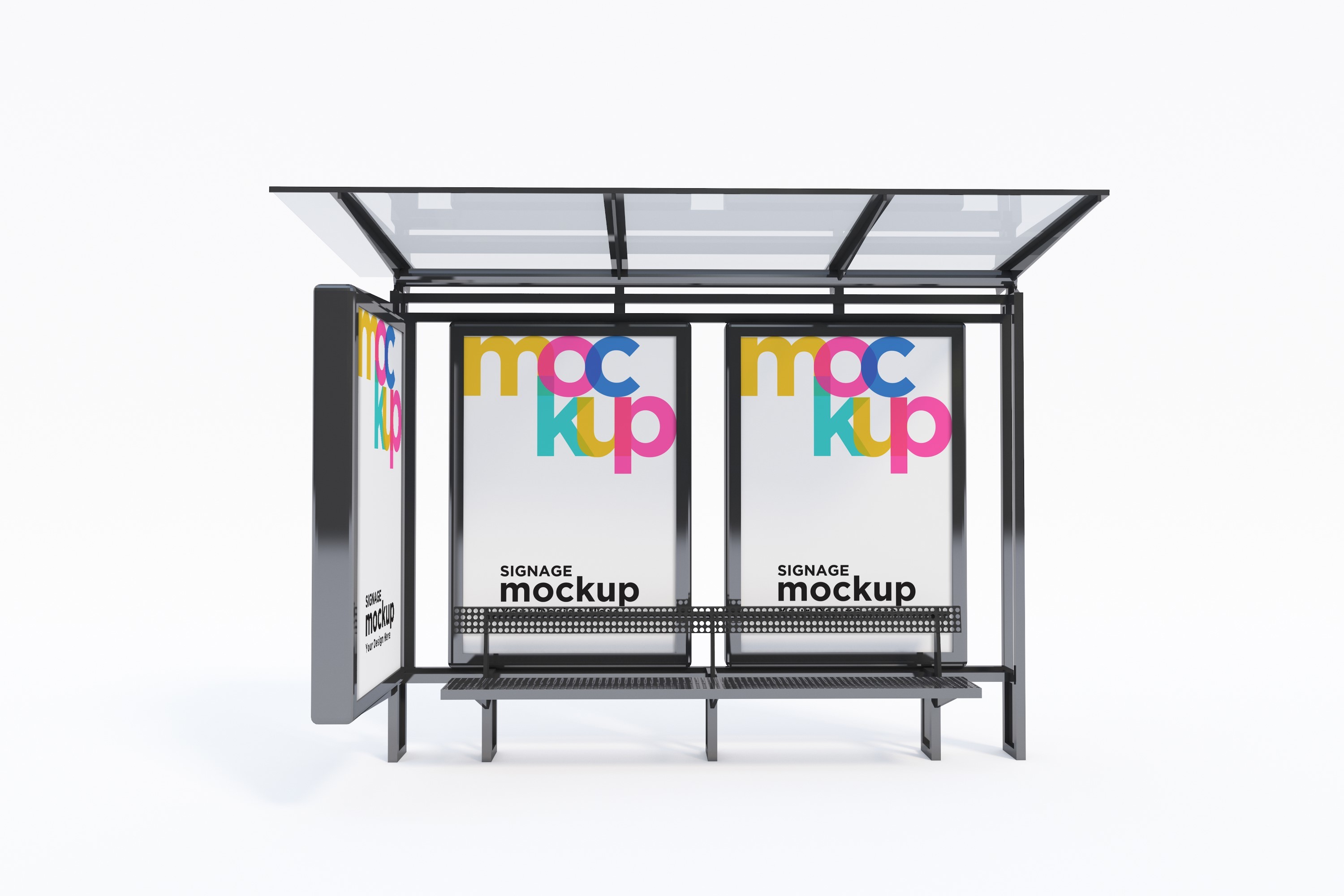 Bus Stop Billboard Mockup Graphic by shahsoft · Creative Fabrica
