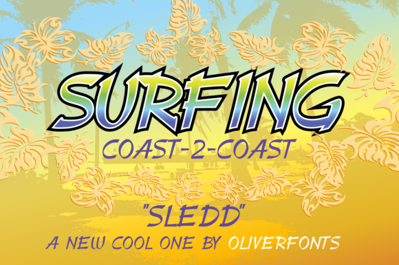 Sledd Font PNG with transparent background - Preview 1