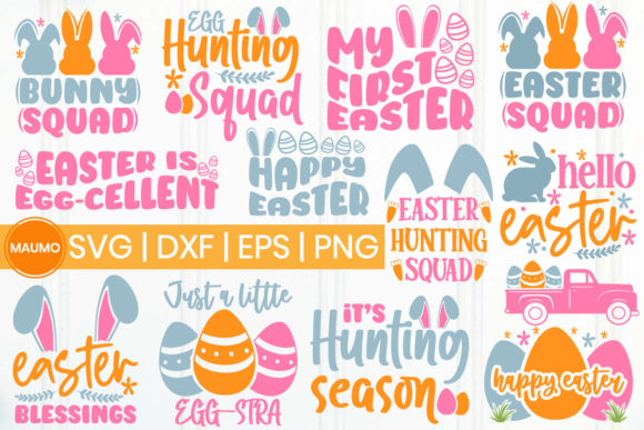 13 Happy Easter Svg Bundle - SVG and PNG