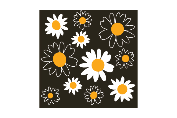 Daisy Pattern SVG Cut file by Creative Fabrica Crafts · Creative Fabrica