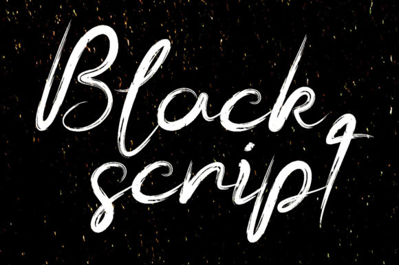 Blackscript Font - Preview 1
