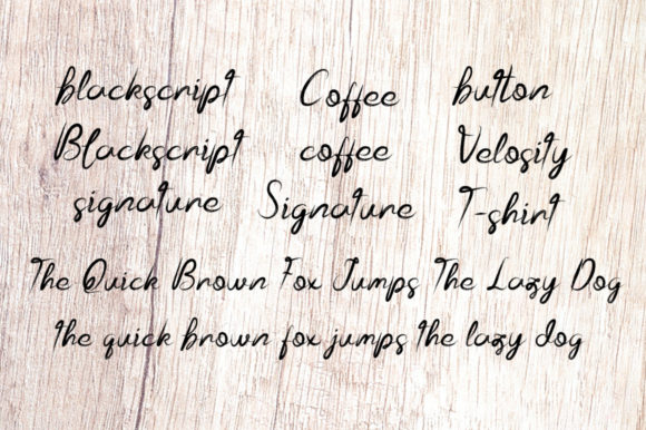 Blackscript Font - Preview 5