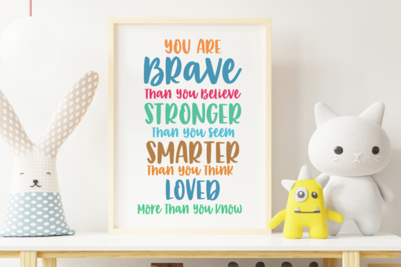 Bouncy Melody Font PNG with transparent background - Preview 4