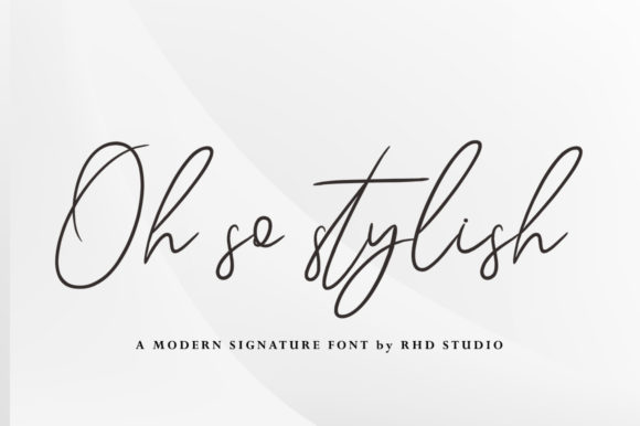 Bouton Signature Font - Preview 1