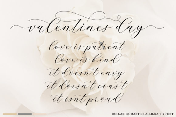 Bulgari Font - Preview 4