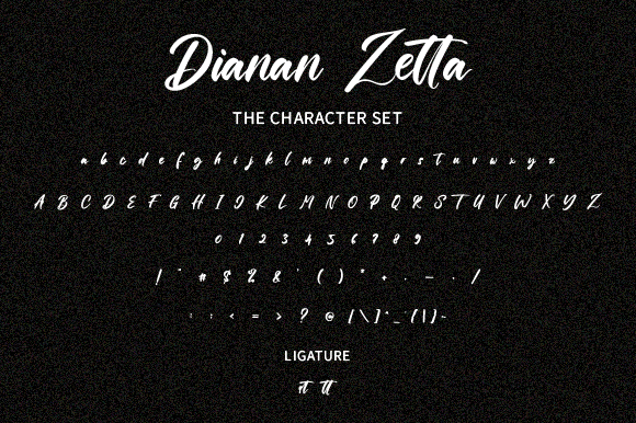 Diana Zetta Font - Preview 6
