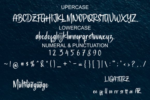 Falling Richees Font - Preview 6