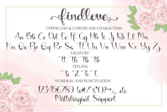 Findlove Font - Preview 5