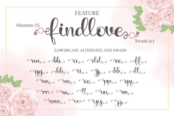 Findlove Font - Preview 6