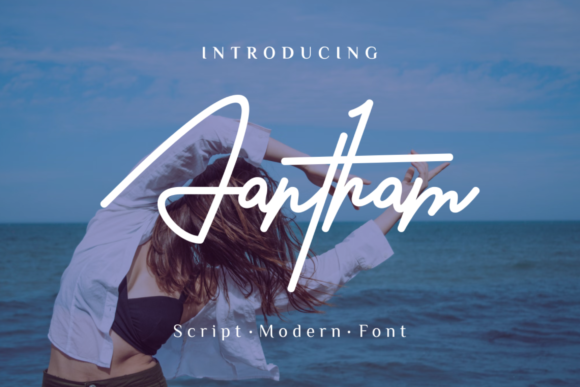 Hantham Font PNG with transparent background - Preview 1
