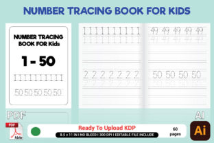 Number Tracing Book for Kids Graphic by 2masudrana4 · Creative Fabrica