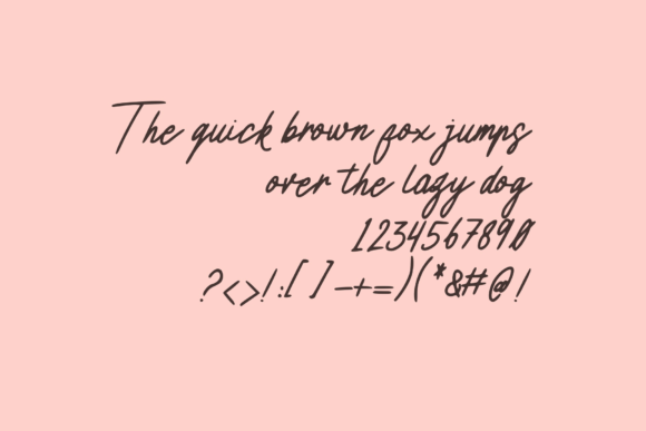 Rossa Maria Font PNG with transparent background - Preview 4