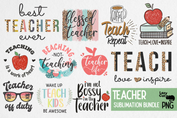 Teacher Sublimation Bundle
