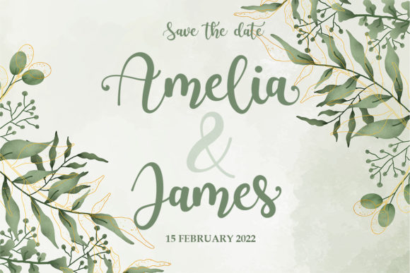 Beauty Sakura Font PNG with transparent background - Preview 2