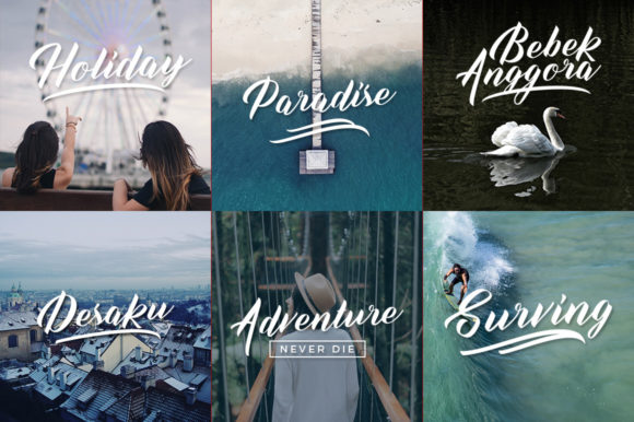 BisQuid Font PNG with transparent background - Preview 2