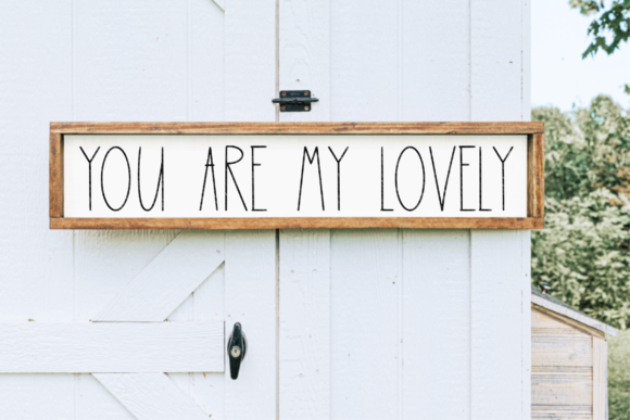 Farmhouse Greatness Font PNG with transparent background - Preview 1