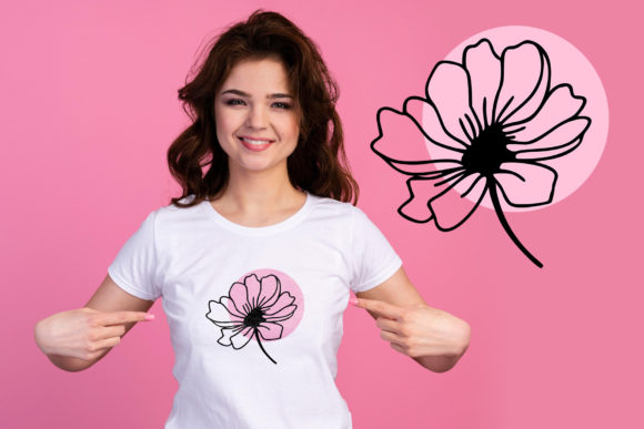 Flower and Leaf Doodle Font - Preview 1