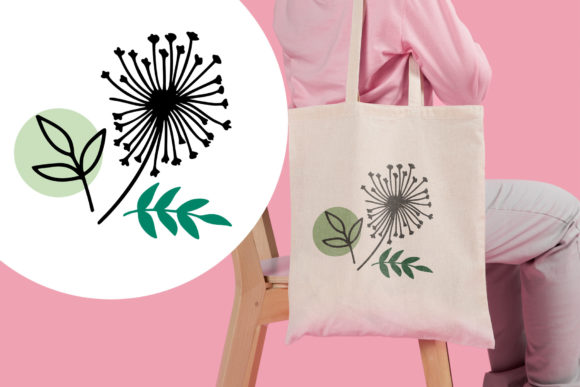 Flower and Leaf Doodle Font - Preview 2