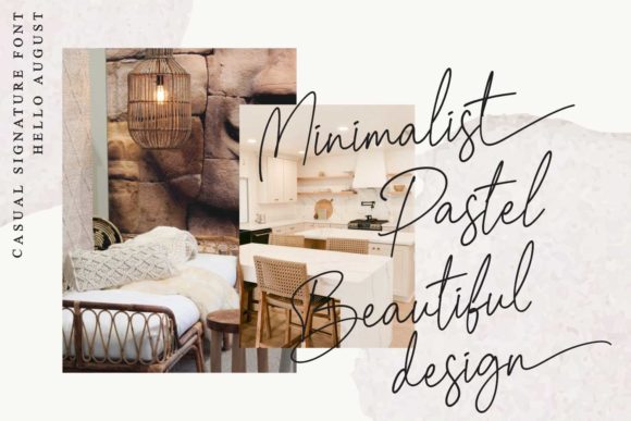 Hello August Font - Preview 1