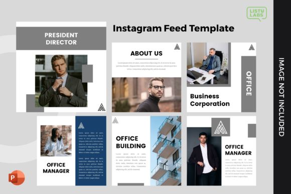 Instagram Feed Template Business Graphics