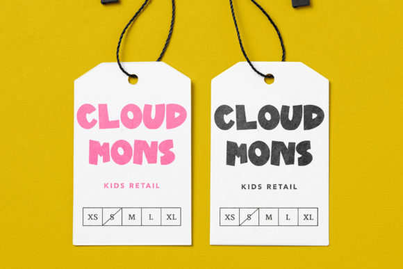 Monster Tail Font PNG with transparent background - Preview 2