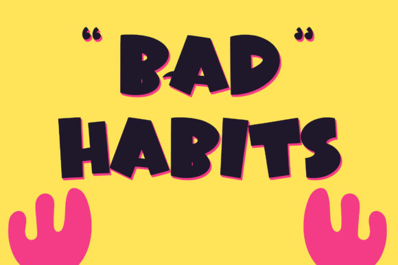 Monster Tail Font PNG with transparent background - Preview 5