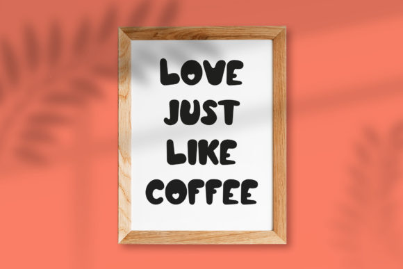 Smiling Love Font PNG with transparent background - Preview 2
