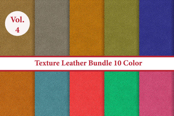 Texture Leather Bundle 10 Color Vol.4
