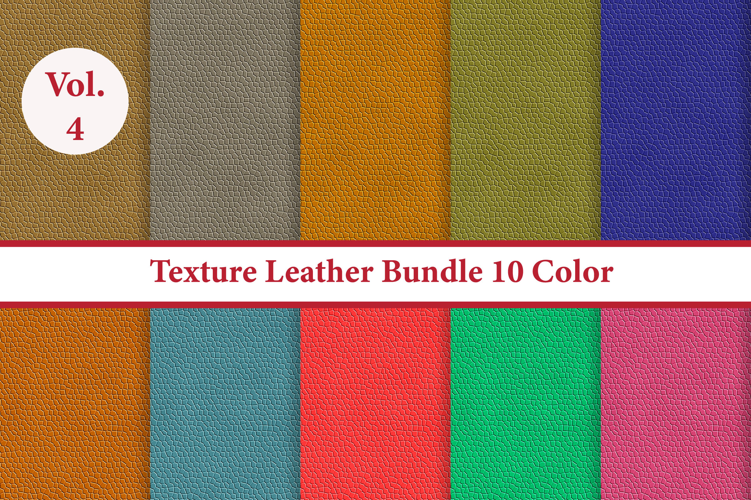 Texture Leather Bundle 10 Color Vol.4