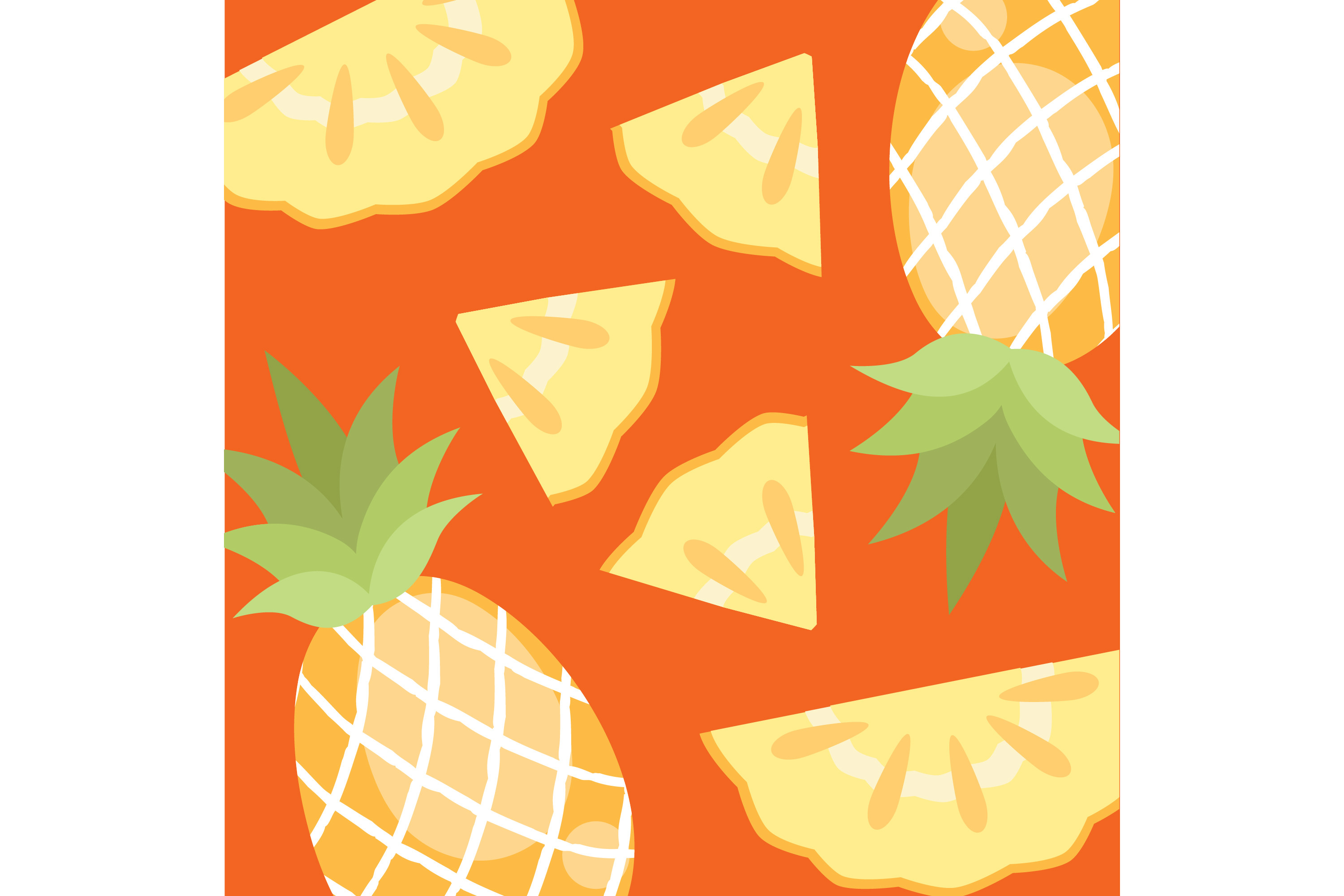 Summer Tropical Fruits Pattern Graphic by ekaraksasa · Creative Fabrica