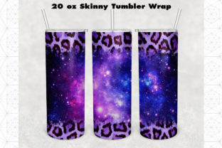 20oz Skinny Tumbler Leopard Galaxy Graphic by ChaiwaewDesign · Creative ...