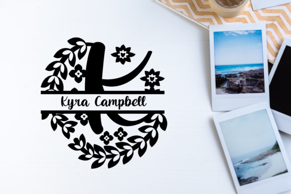 All Caps Split Monogram Font - Preview 3