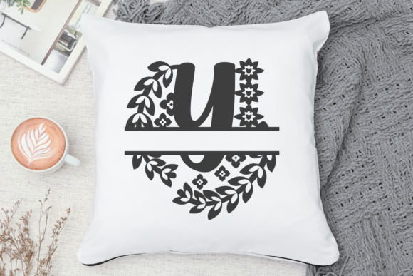 All Caps Split Monogram Font - Preview 6