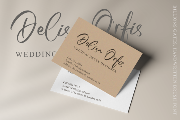 Billions Gates Font - Preview 3