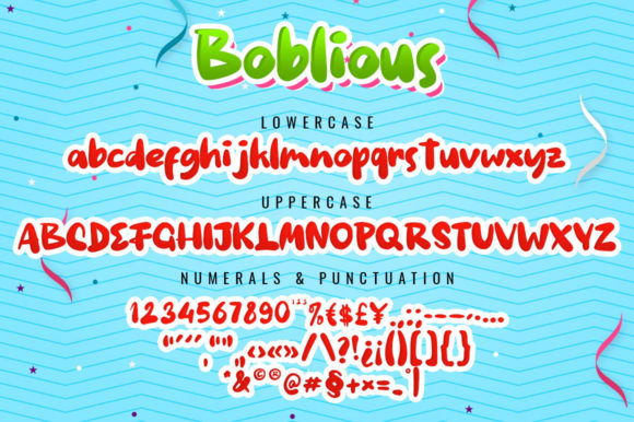Boblious Font - Preview 6