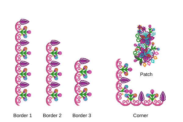 Border Set with Patch