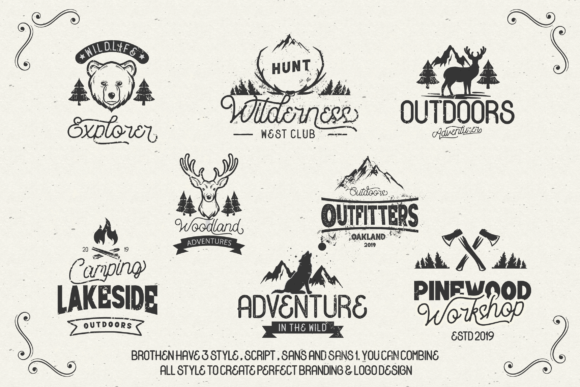 Brothen Font - Preview 2