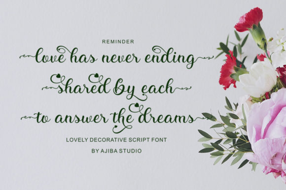 Camellina Script Font - Preview 3