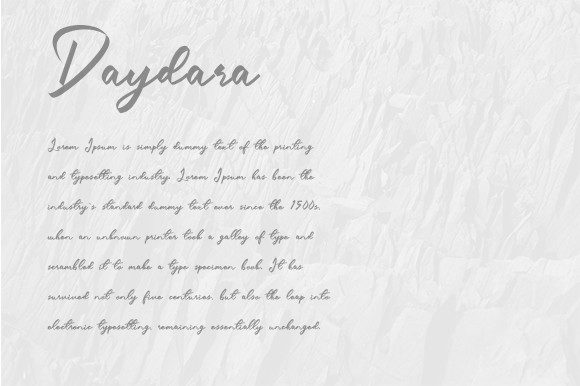 Daydara Font - Preview 3