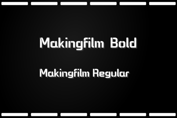 HU Makingfilm Font - Preview 2