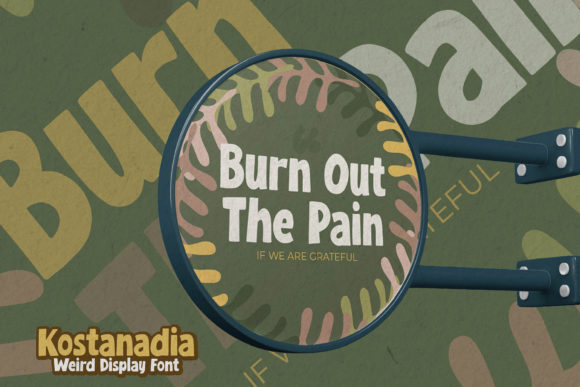 Kostanadia Font PNG with transparent background - Preview 2